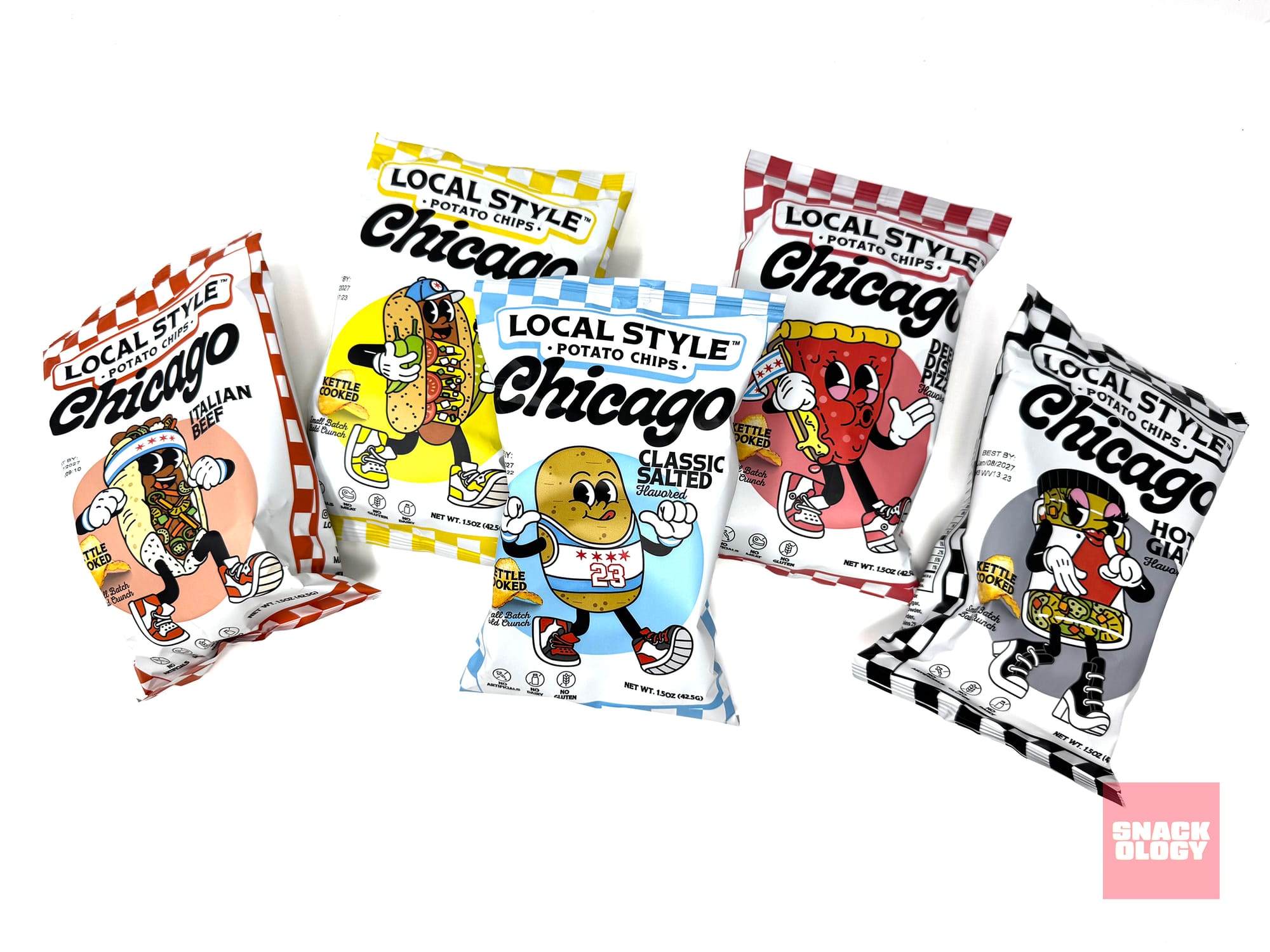 The Local Style Potato Chips lineup