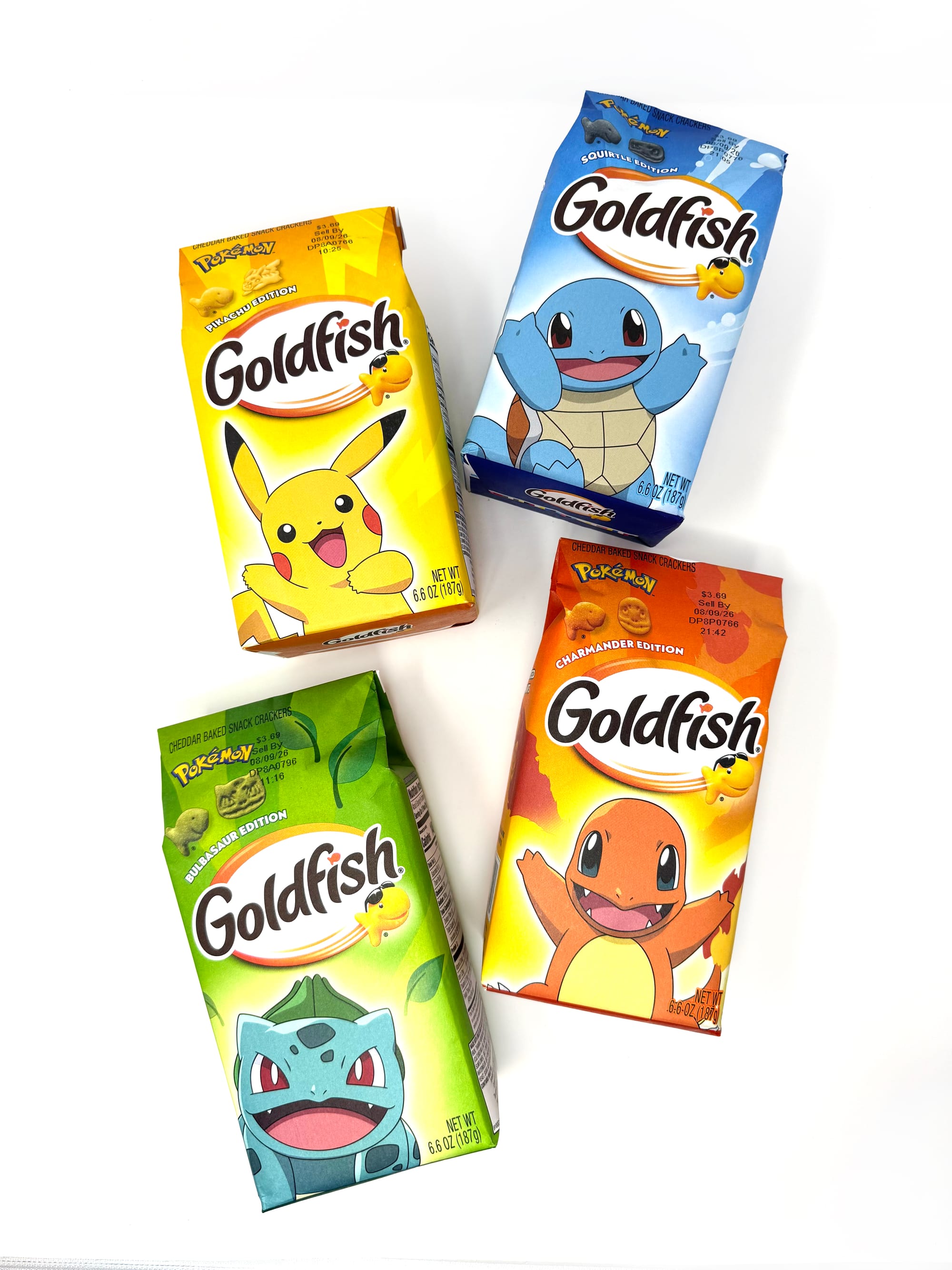 Goldfish x Pokémon crackers