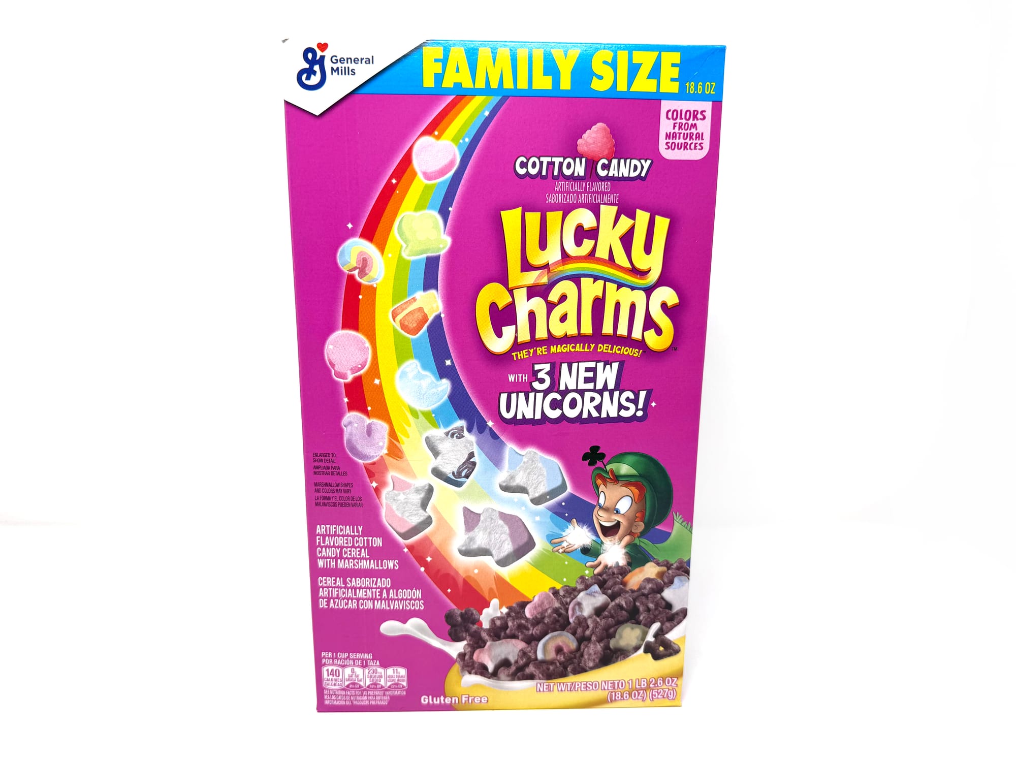 Lucky Charms Unicorn Cotton Candy Cereal