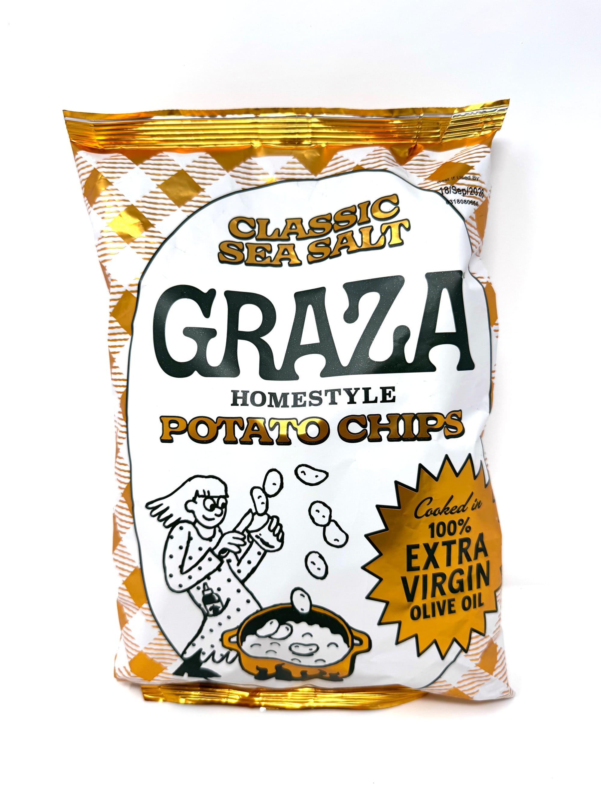 Graza Homestyle Potato Chips Classic Sea Salt