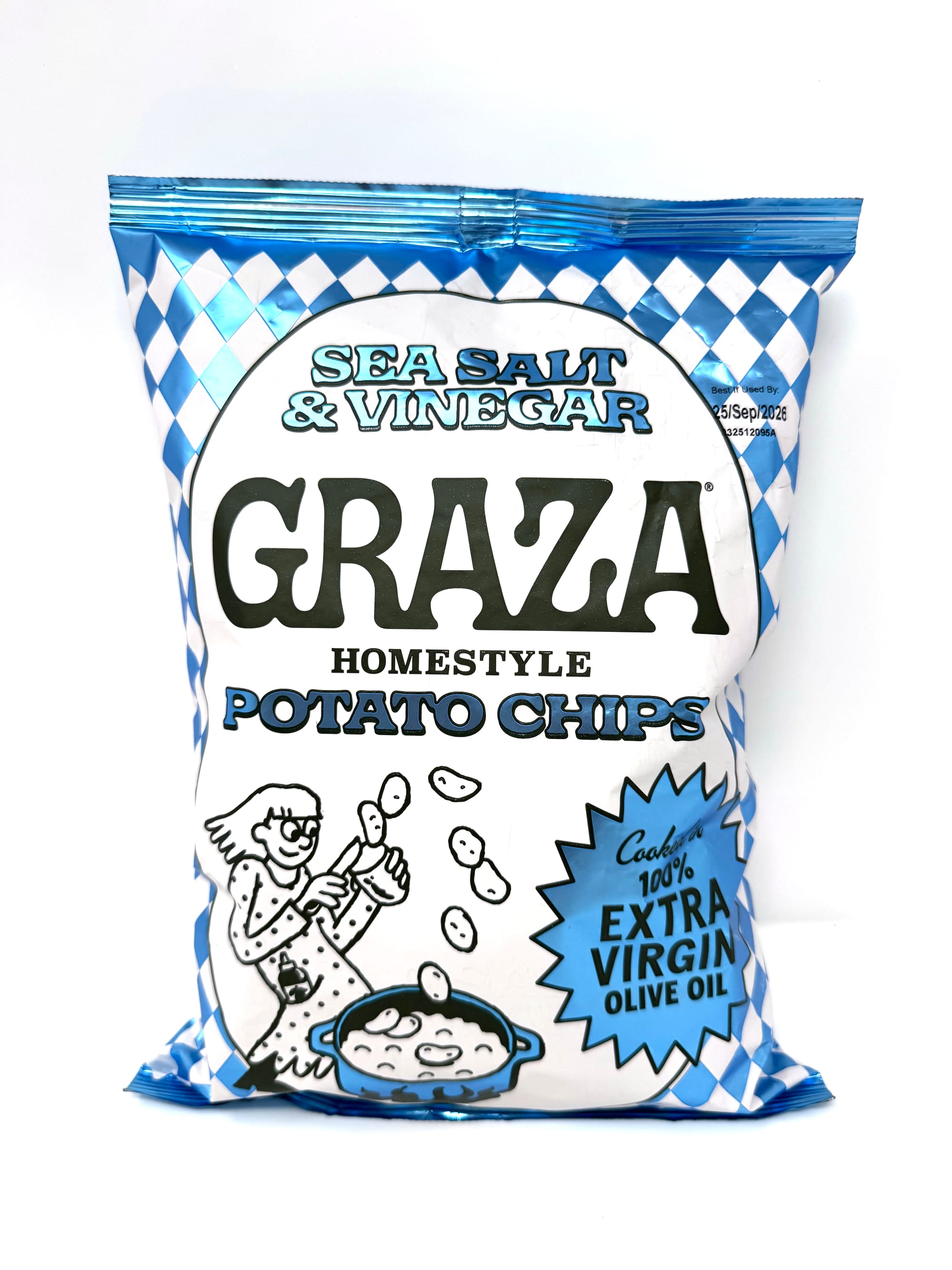 Graza Homestyle Potato Chips Sea Salt & Vinegar