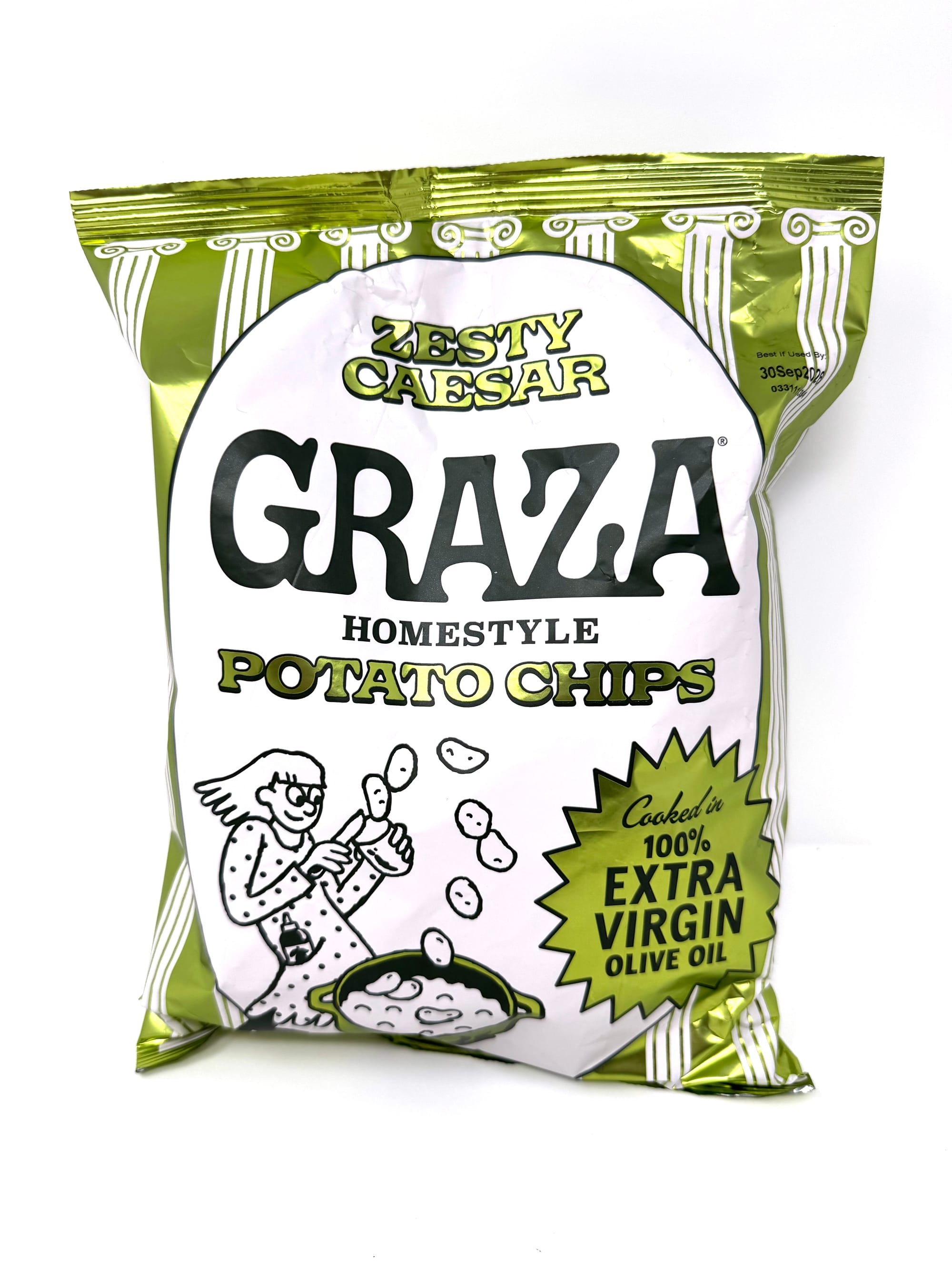 Graza Homestyle Potato Chips Zesty Caesar