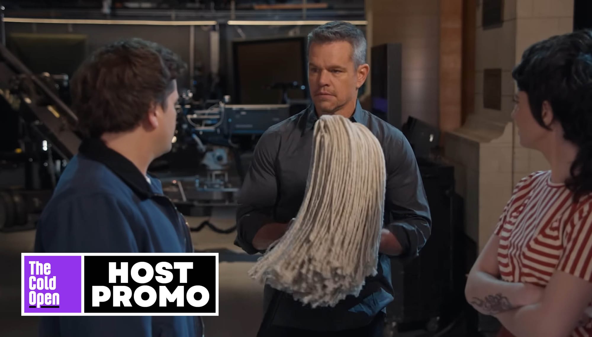 Jeremy Culhane, Matt Damon and Sarah Sherman