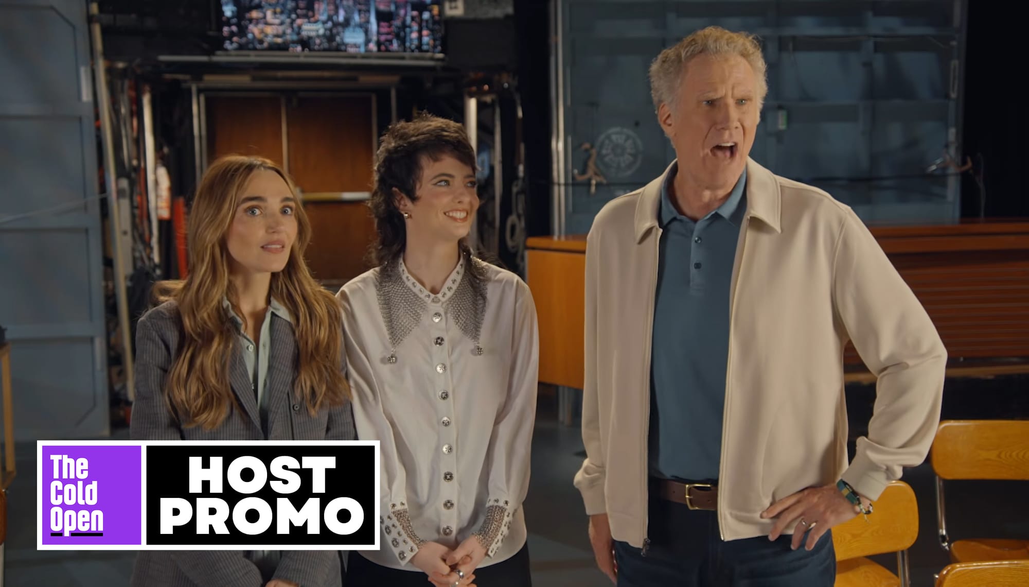 Chloe Fineman, Sarah Sherman and Will Ferrell
