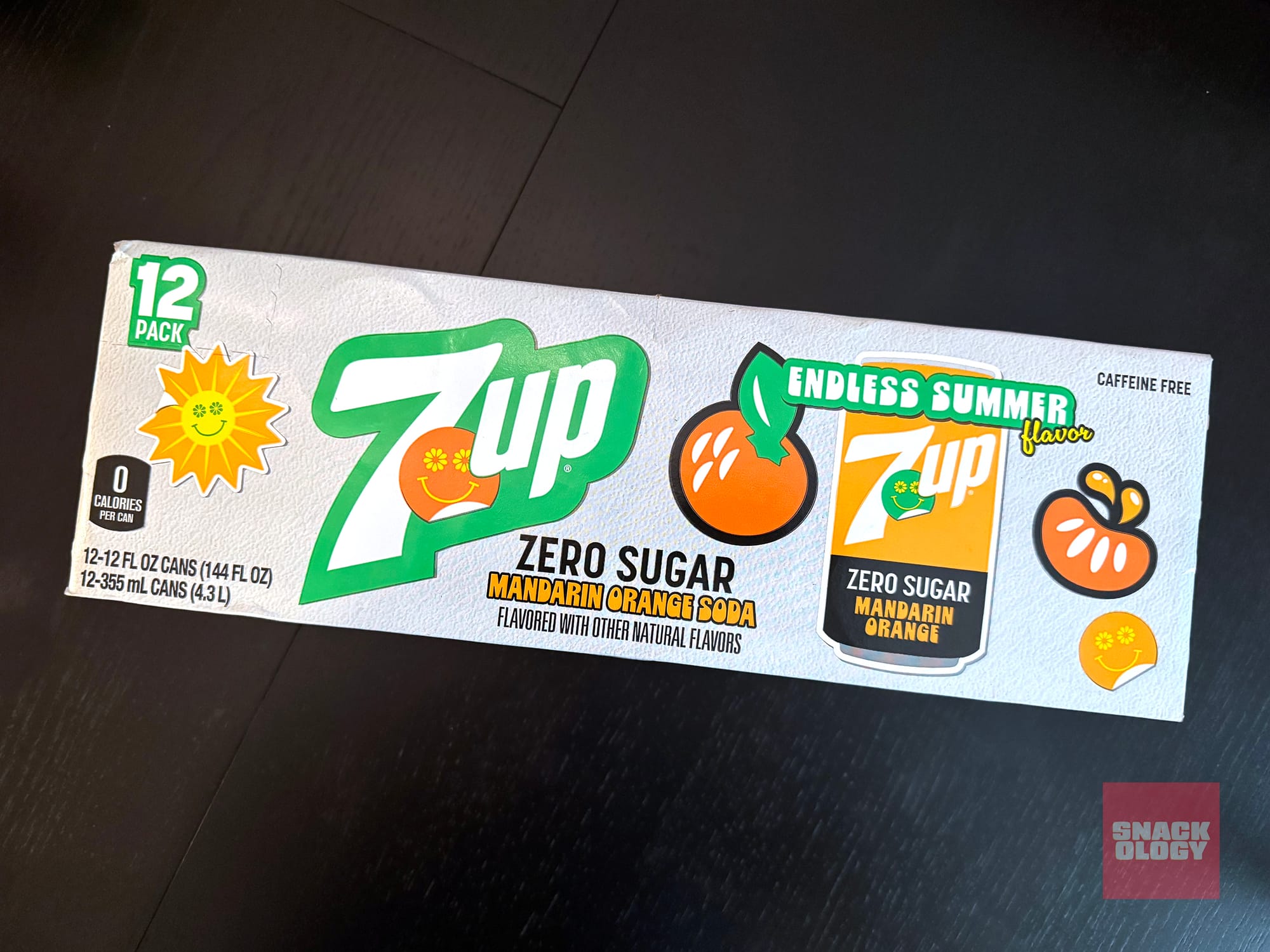 7UP Zero Sugar Endless Summer Mandarin Orange. / Snackology