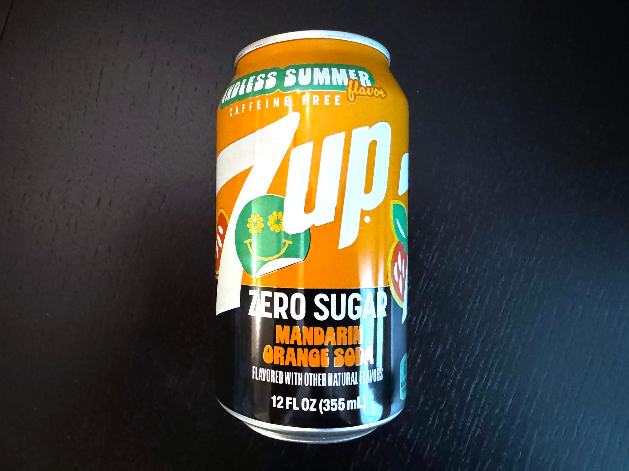 7UP Zero Sugar Endless Summer Mandarin Orange