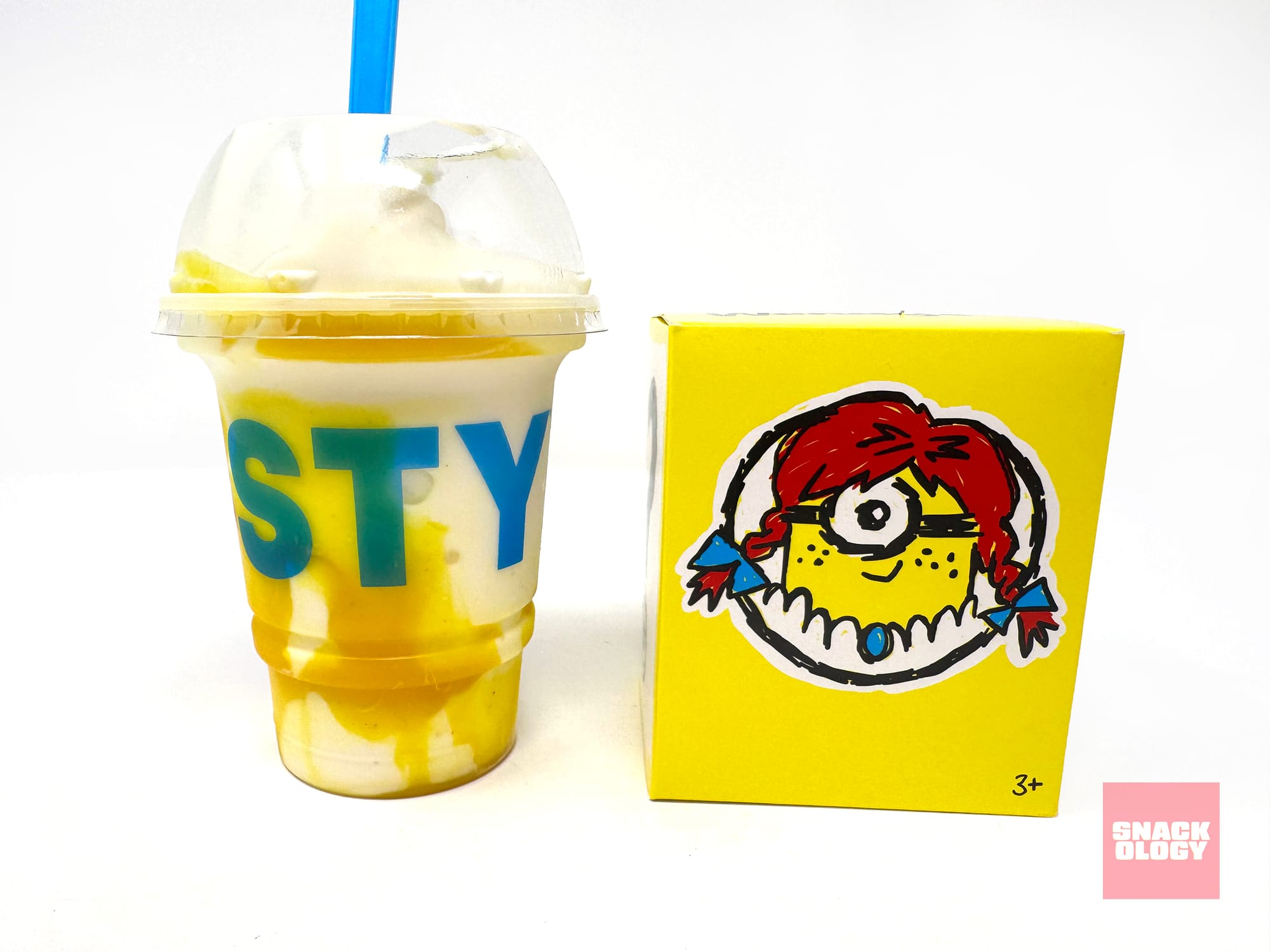 The Banana Frosty Swirl and a Minions & Monsters blind box collectible