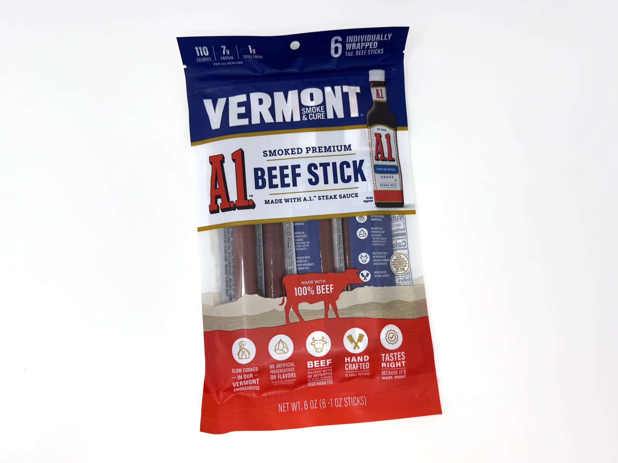 Vermont A.1. Original Sauce Smoked Beef Sticks