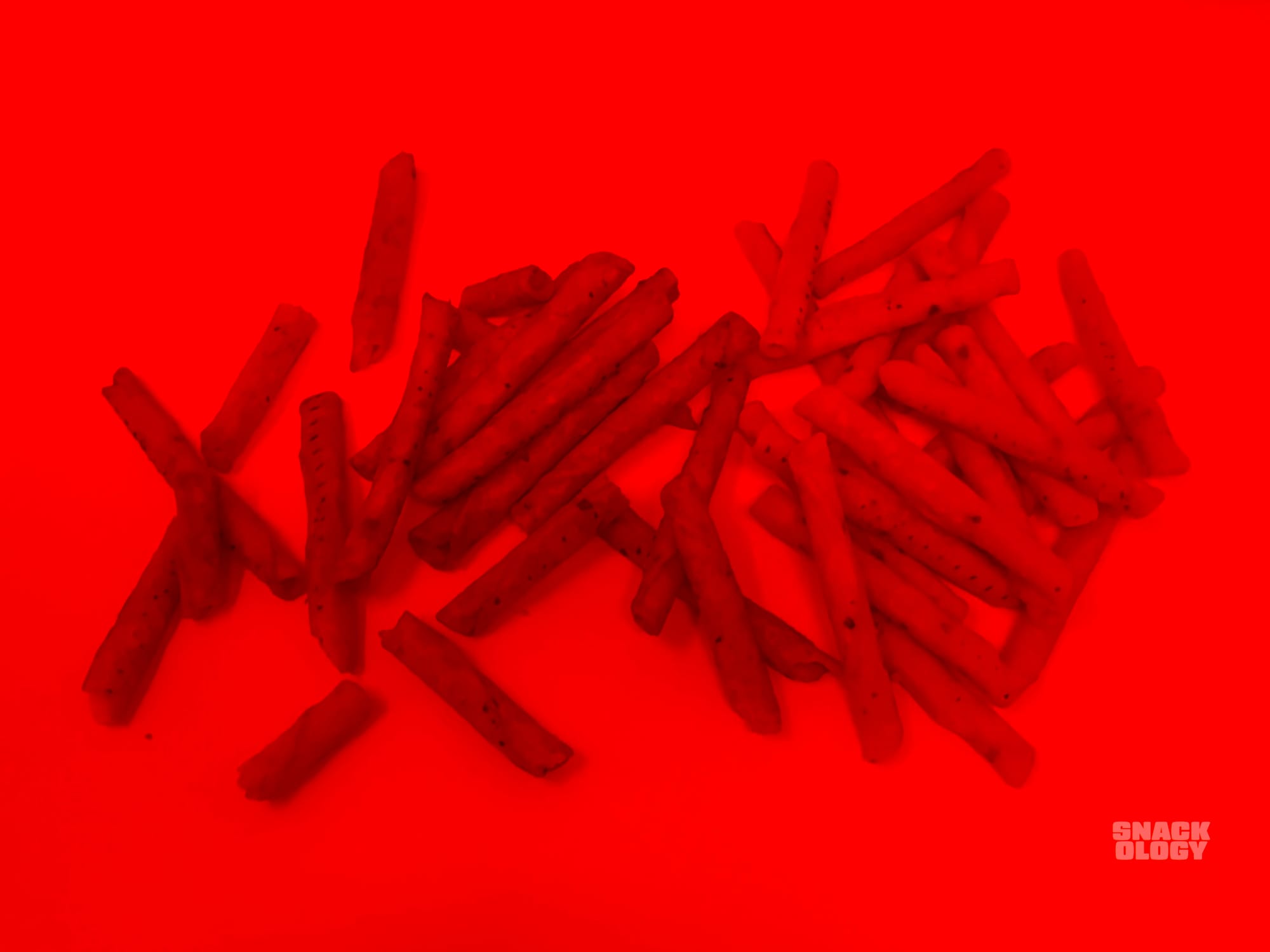 Doritos Dinamita Chile Limón and Doritos Dinamita Simply NKD Chile Limón as seen through 3D glasses