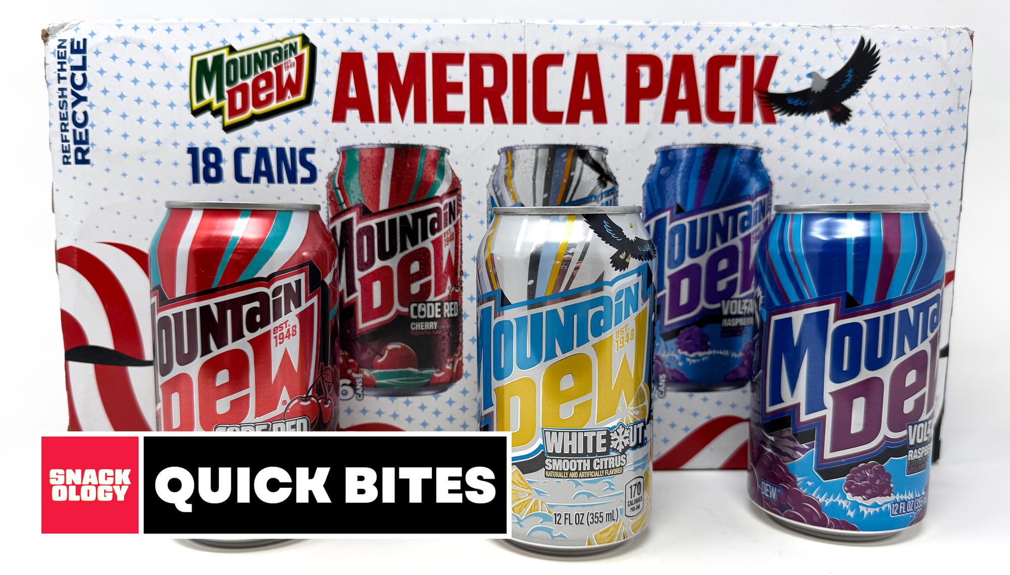 The Mountain Dew America Variety Pack