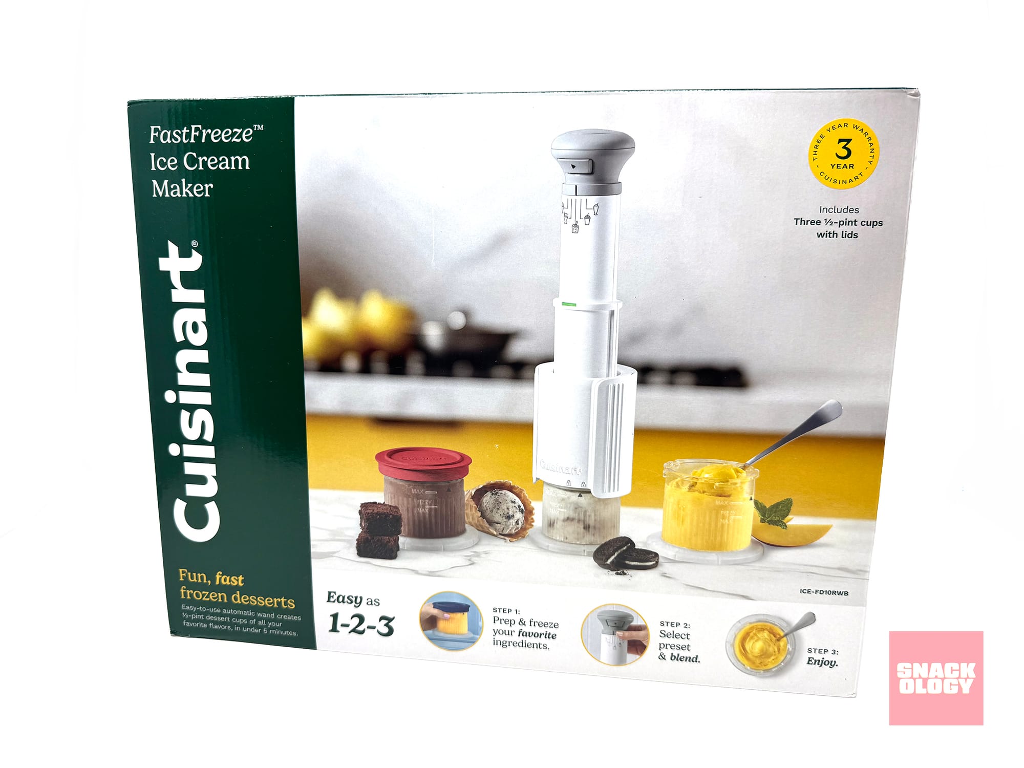 The Cuisinart FastFreeze Ice Cream Maker
