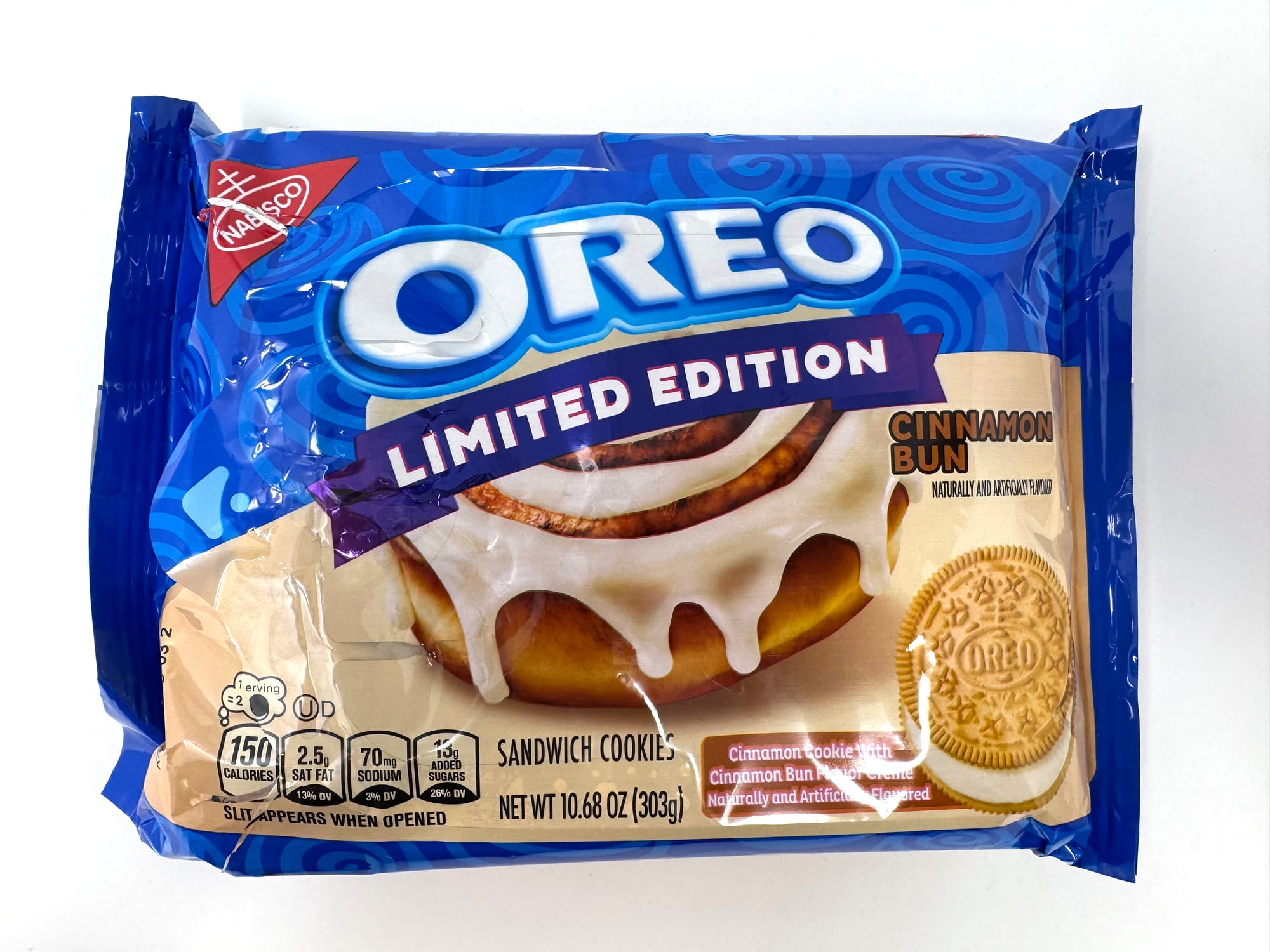 Oreo Cinnamon Bun Cookies