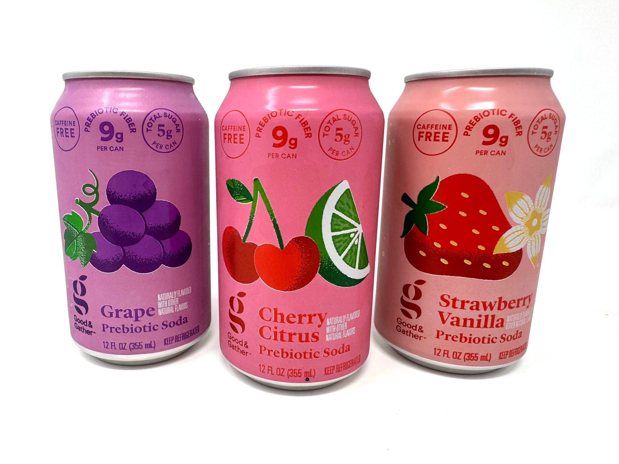 Good & Gather prebiotic sodas