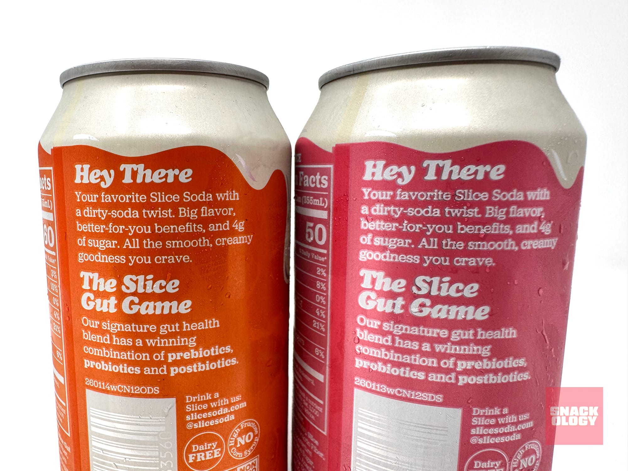 Orange Slice Dirty Soda and Strawberry Slice Dirty Soda