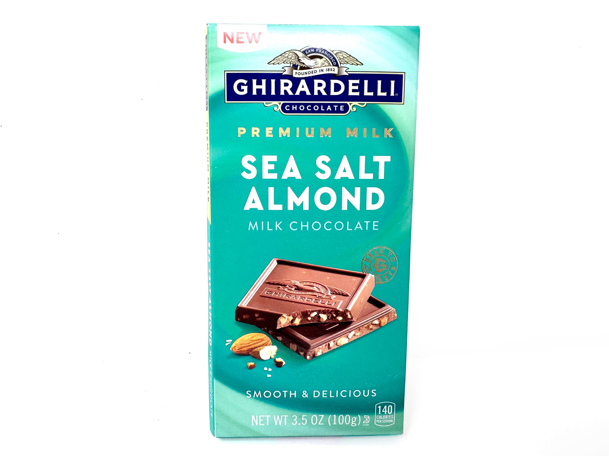 Ghiradelli Premium Milk Chocolate Sea Salt Almond