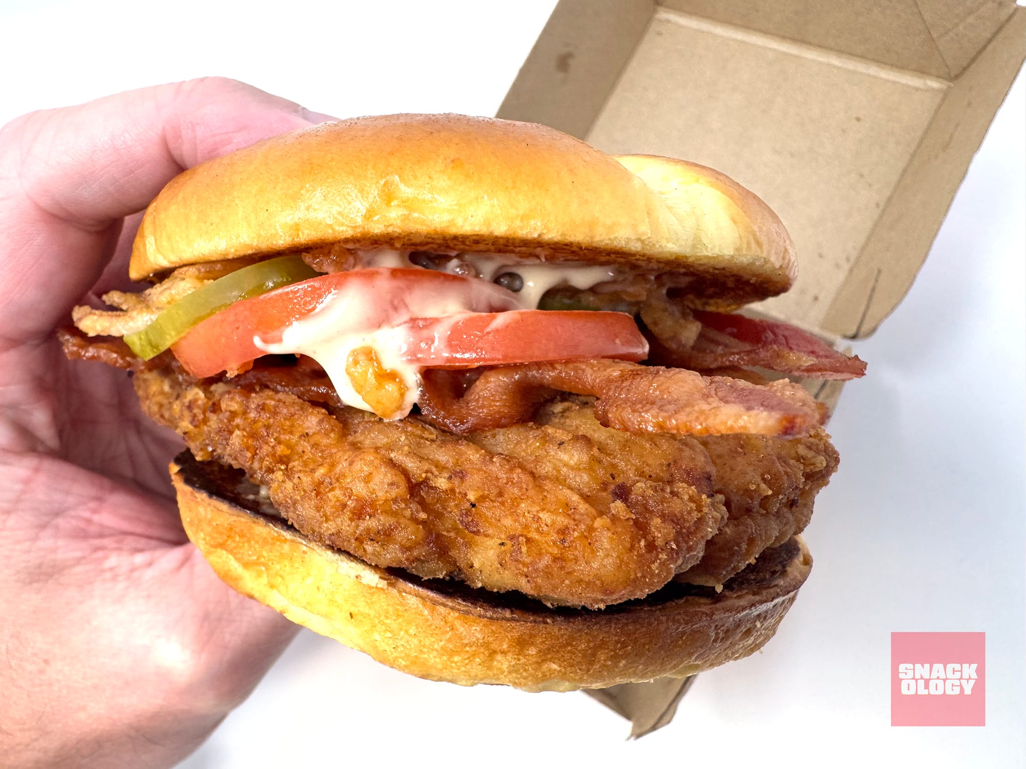 The Bacon Caesar McCrispy Sandwich