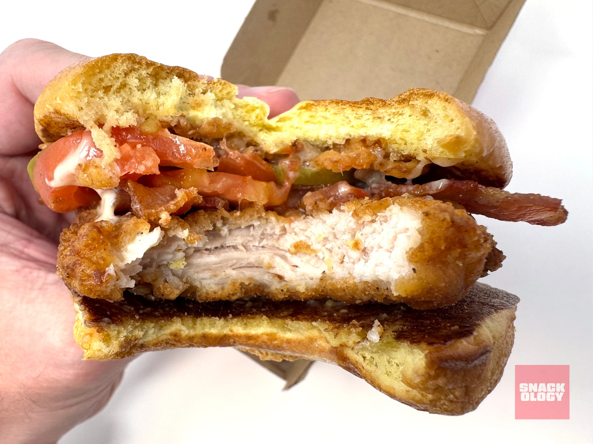 The Bacon Caesar McCrispy Sandwich