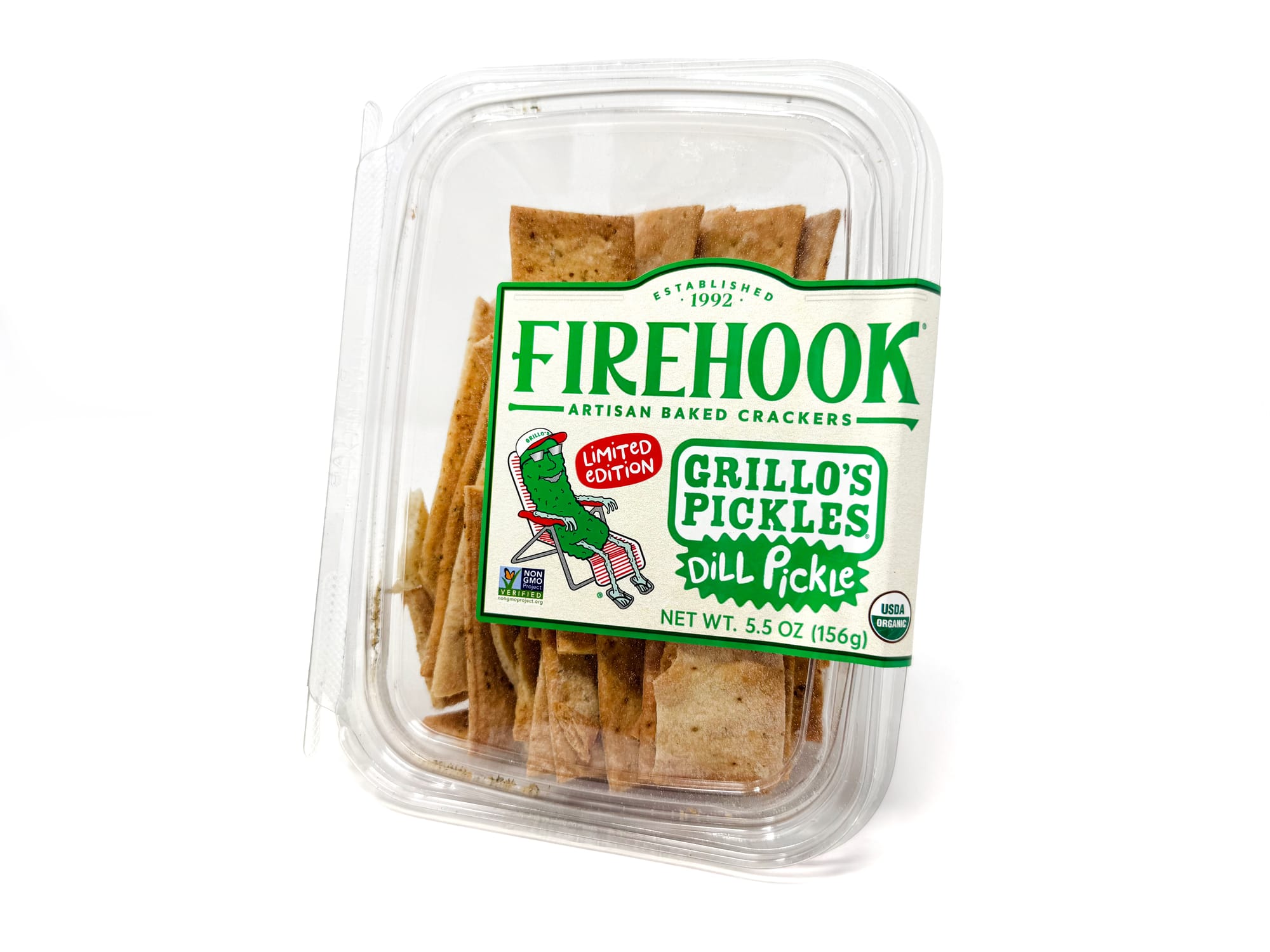 Firehook x Grillo’s Dill Pickle Crackers