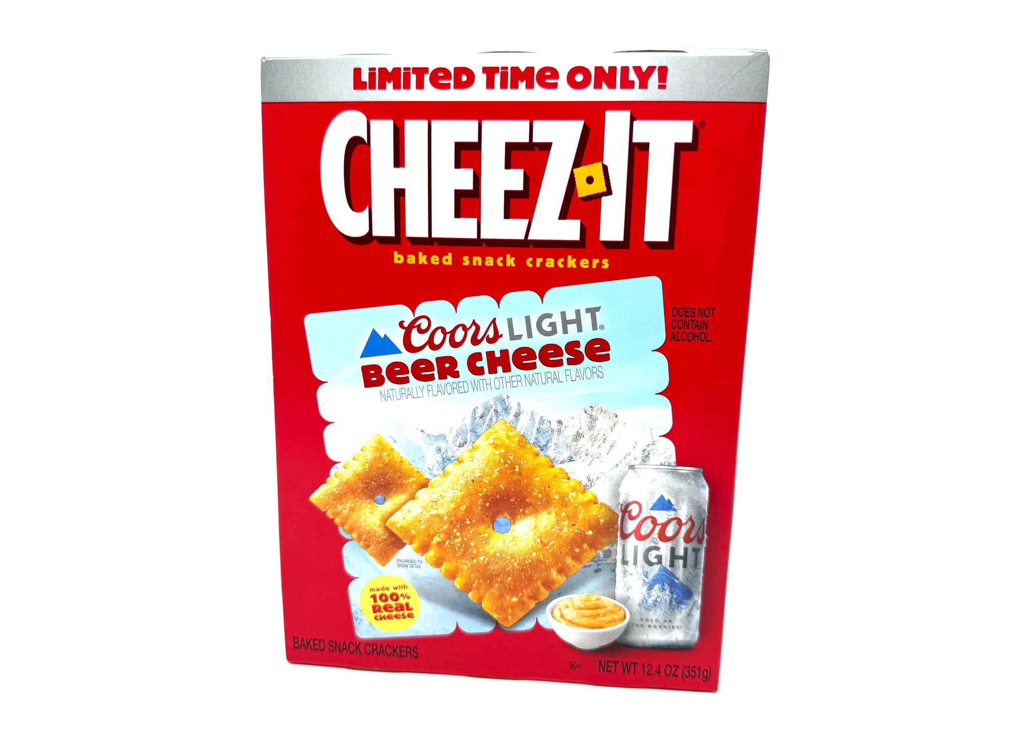 Cheez-It Coors Light Beer Cheese flavored crackers