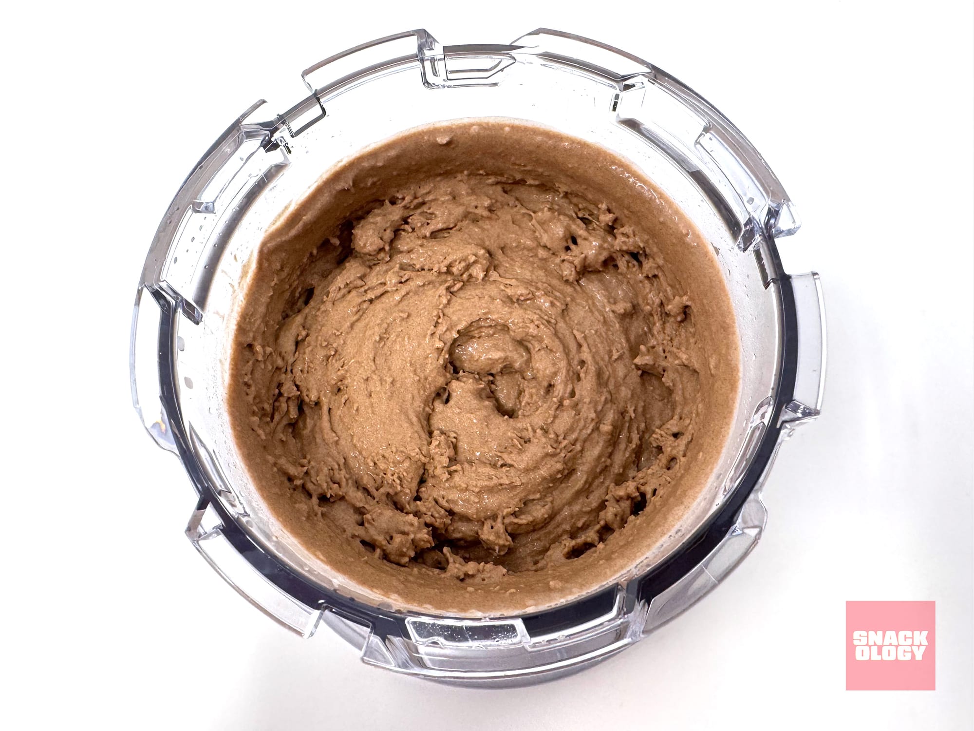 A half-pints of Chocolate Cookies and Cream Ice Cream after getting turned into ice cream