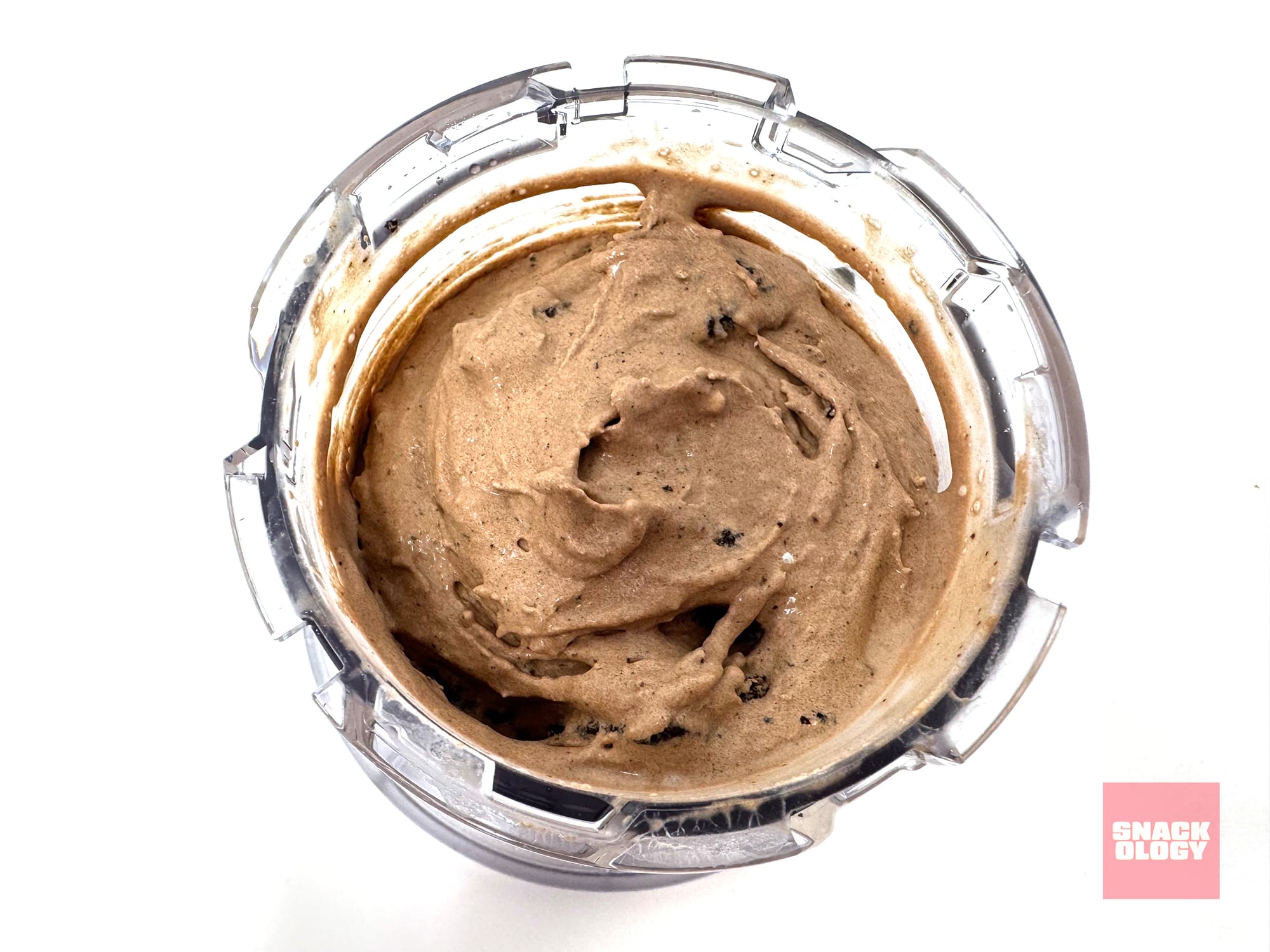 Chocolate Cookies and Cream Ice Cream after going through the entire Cuisinart FastFreeze Ice Cream Maker process