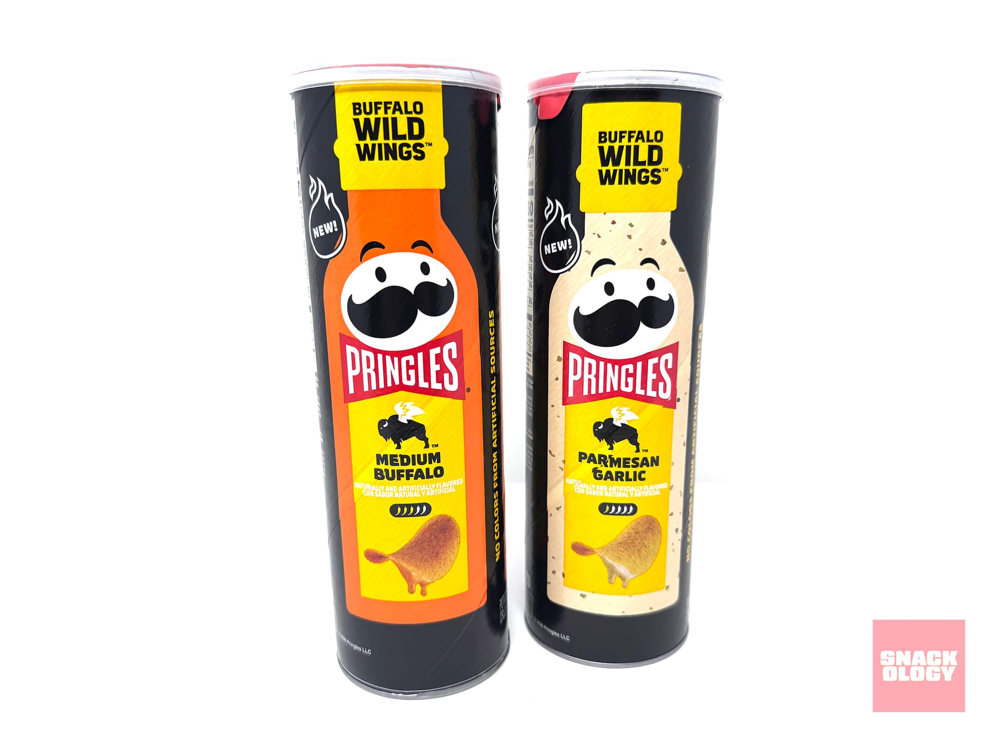Pringles x Buffalo Wild Wings Medium Buffalo and Pringles x Buffalo Wild Wings Parmesan Garlic