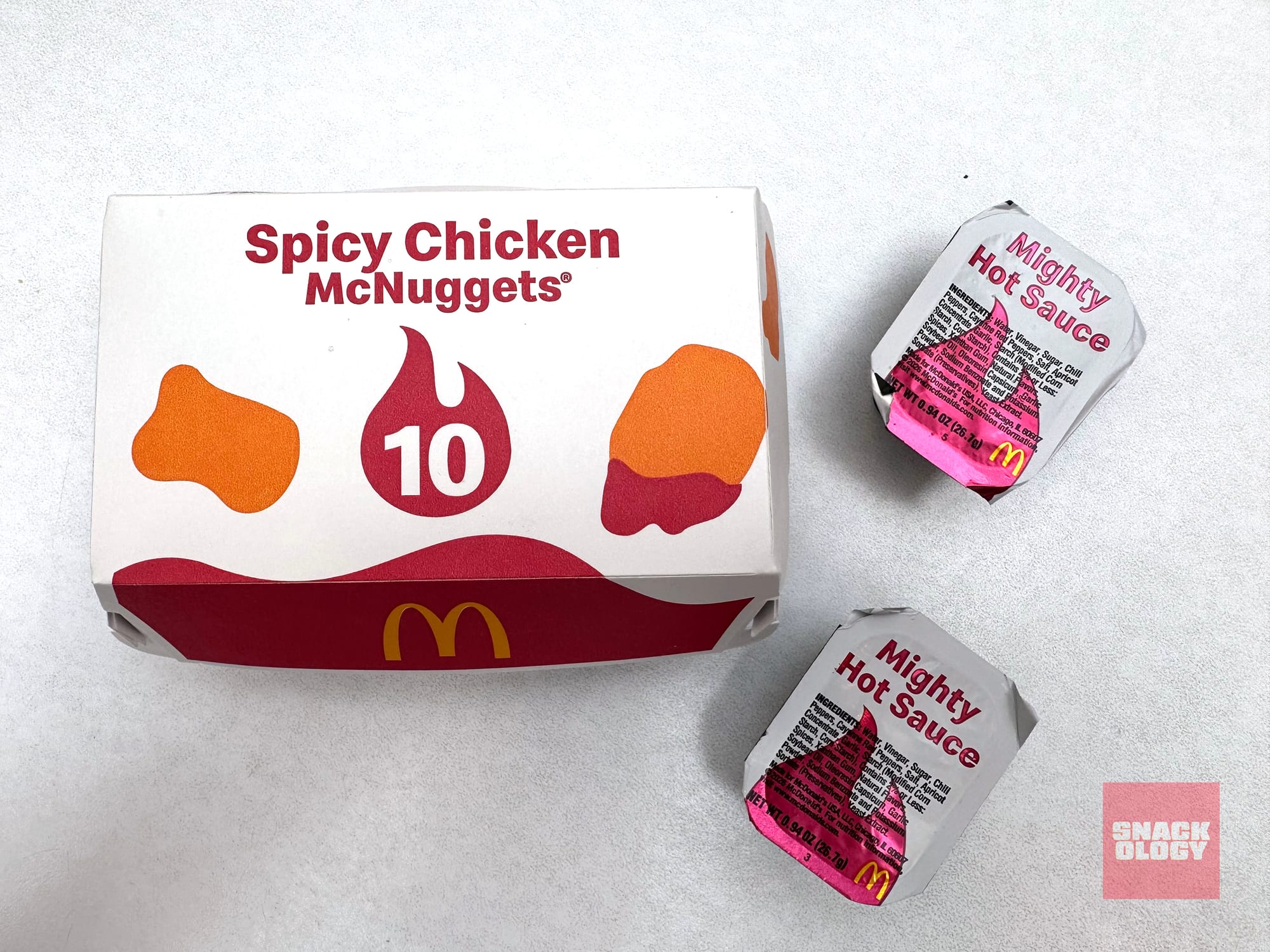 McDonald’s Spicy Chicken McNuggets and Mighty Hot Sauce