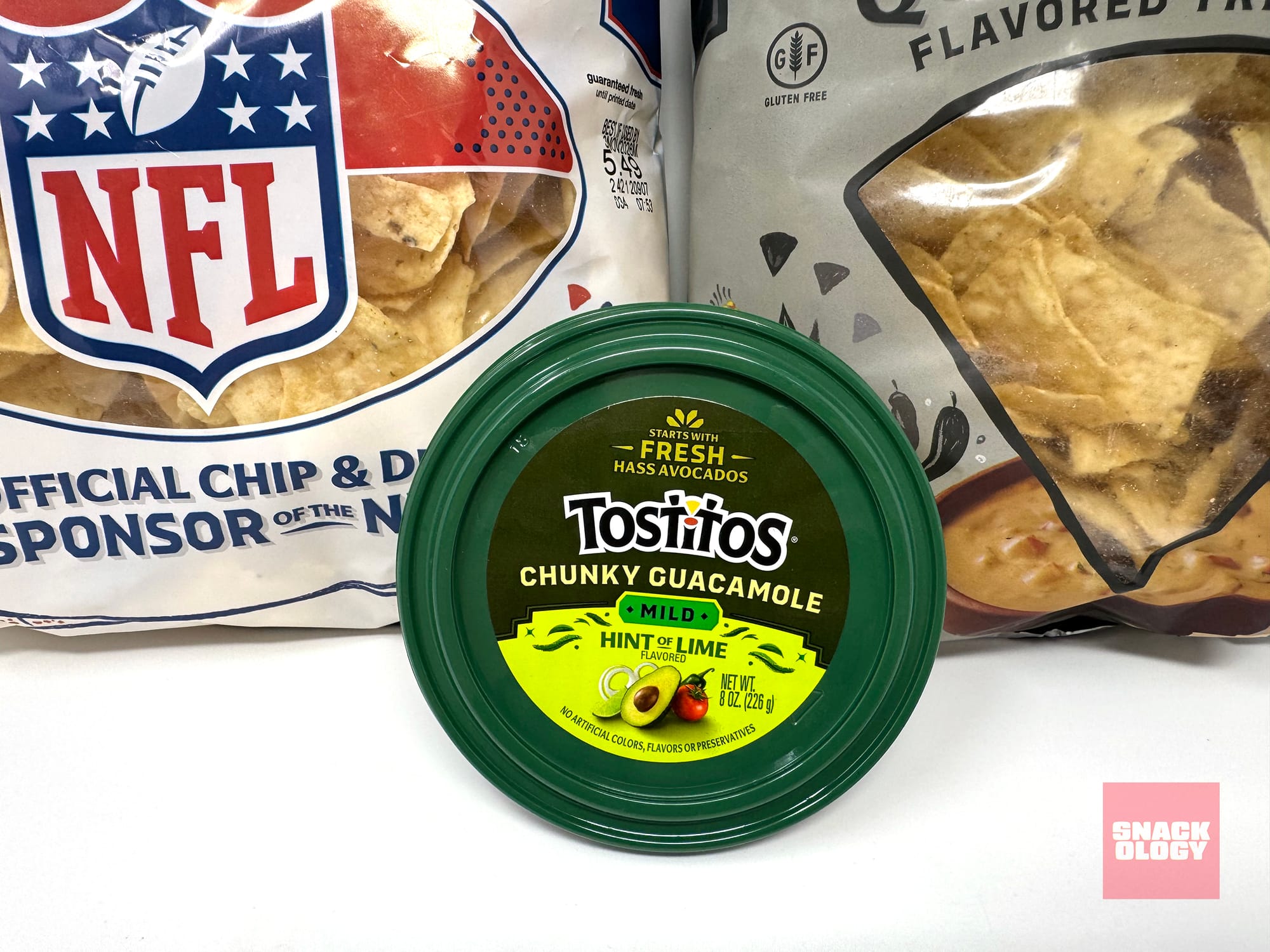 Tostitos Limited-Edition NFL Team Bag, Tostitos Spicy Queso Blanco Flavored Tortilla Chips and Tostitos Chunky Guacamole