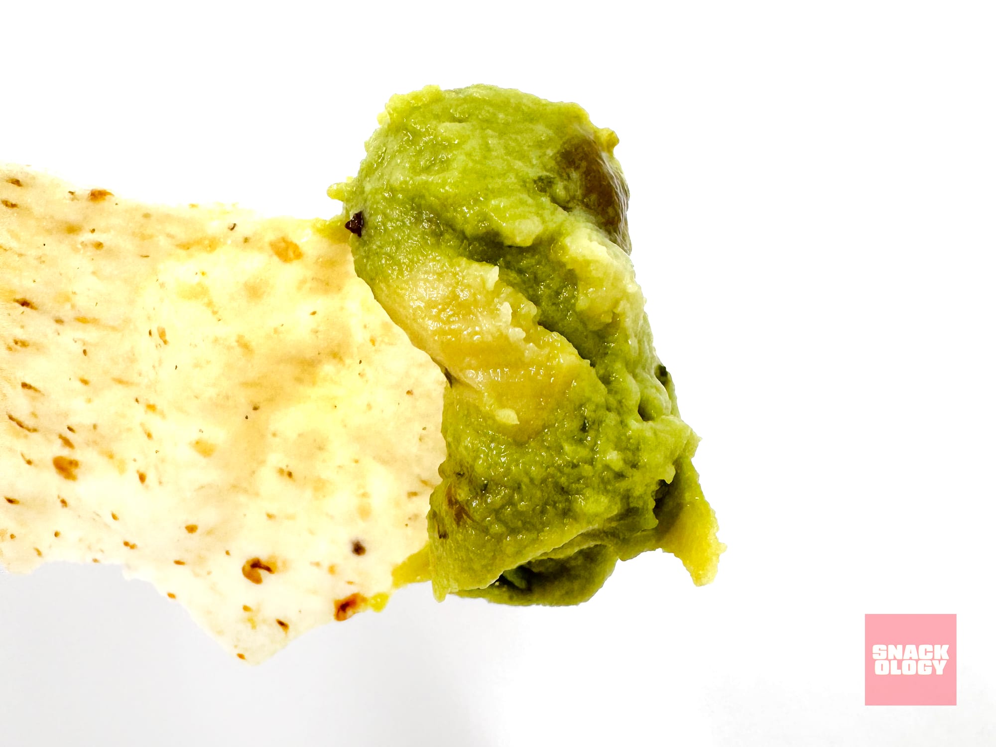Tostitos Chunky Guacamole on a Tostitos chip
