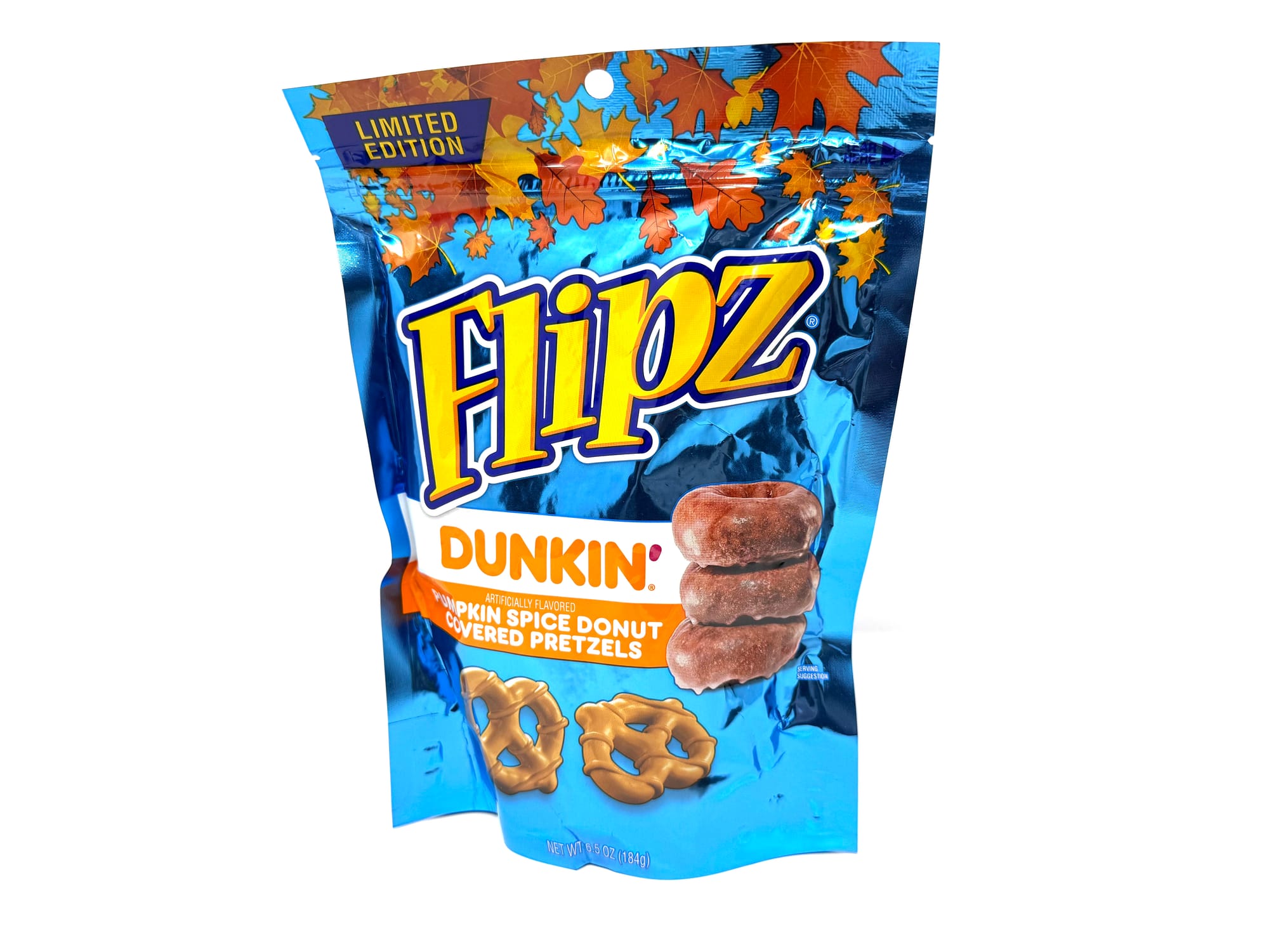 Flipz Pumpkin Spice Donut-Flavored Covered Pretzels