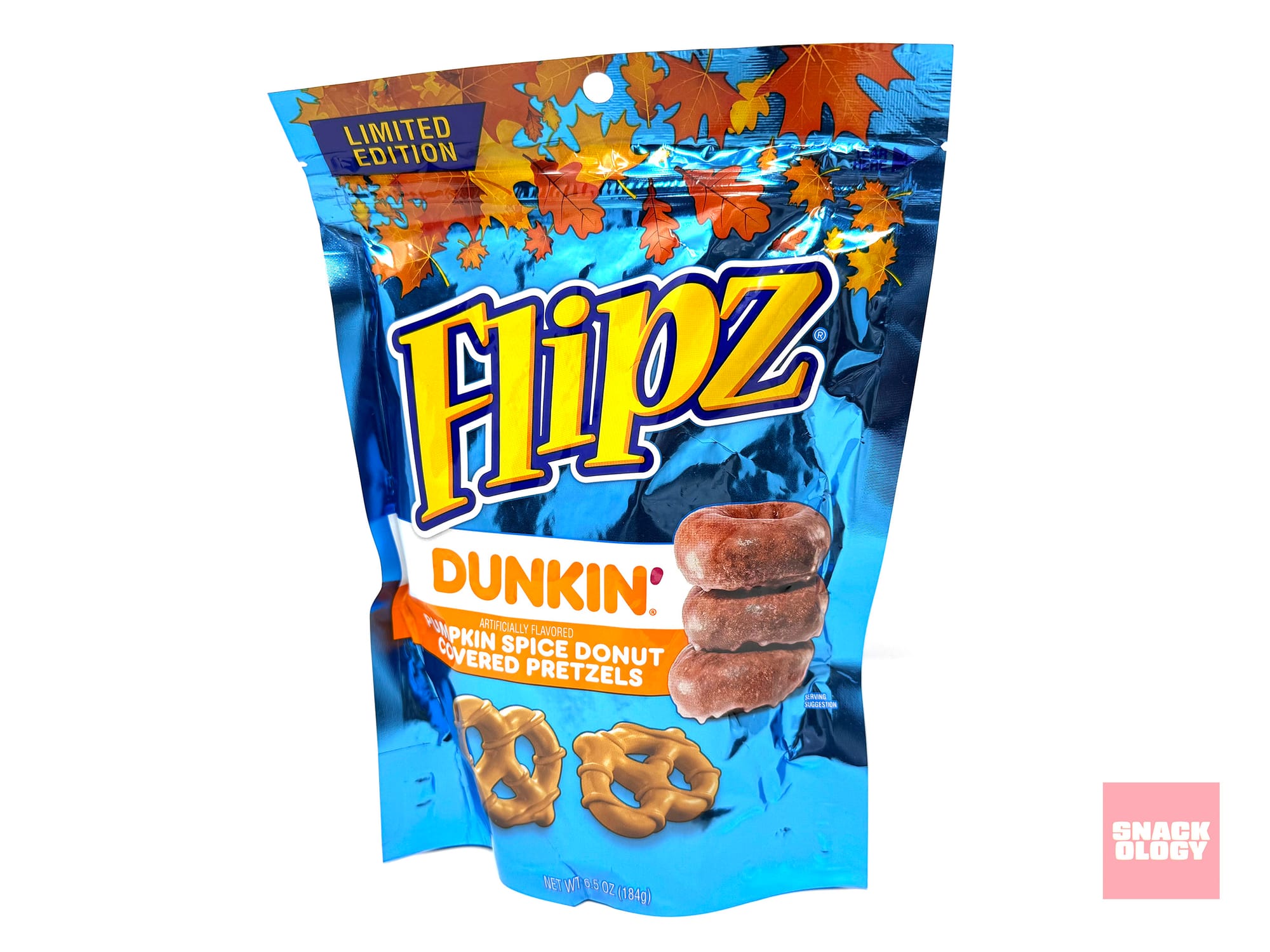 Flipz Pumpkin Spice Donut-Flavored Covered Pretzels