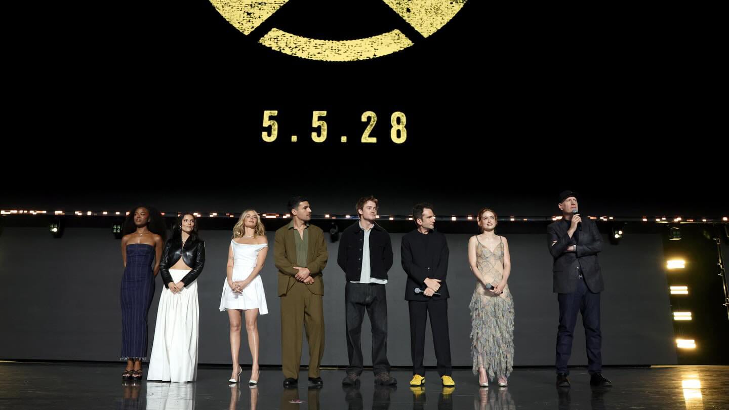 Maya Boyd, Inde Navarrette, Samara Weaving, Christopher Abbott, Kit Connor, Jake Schreier, Sadie Sink and Kevin Feige