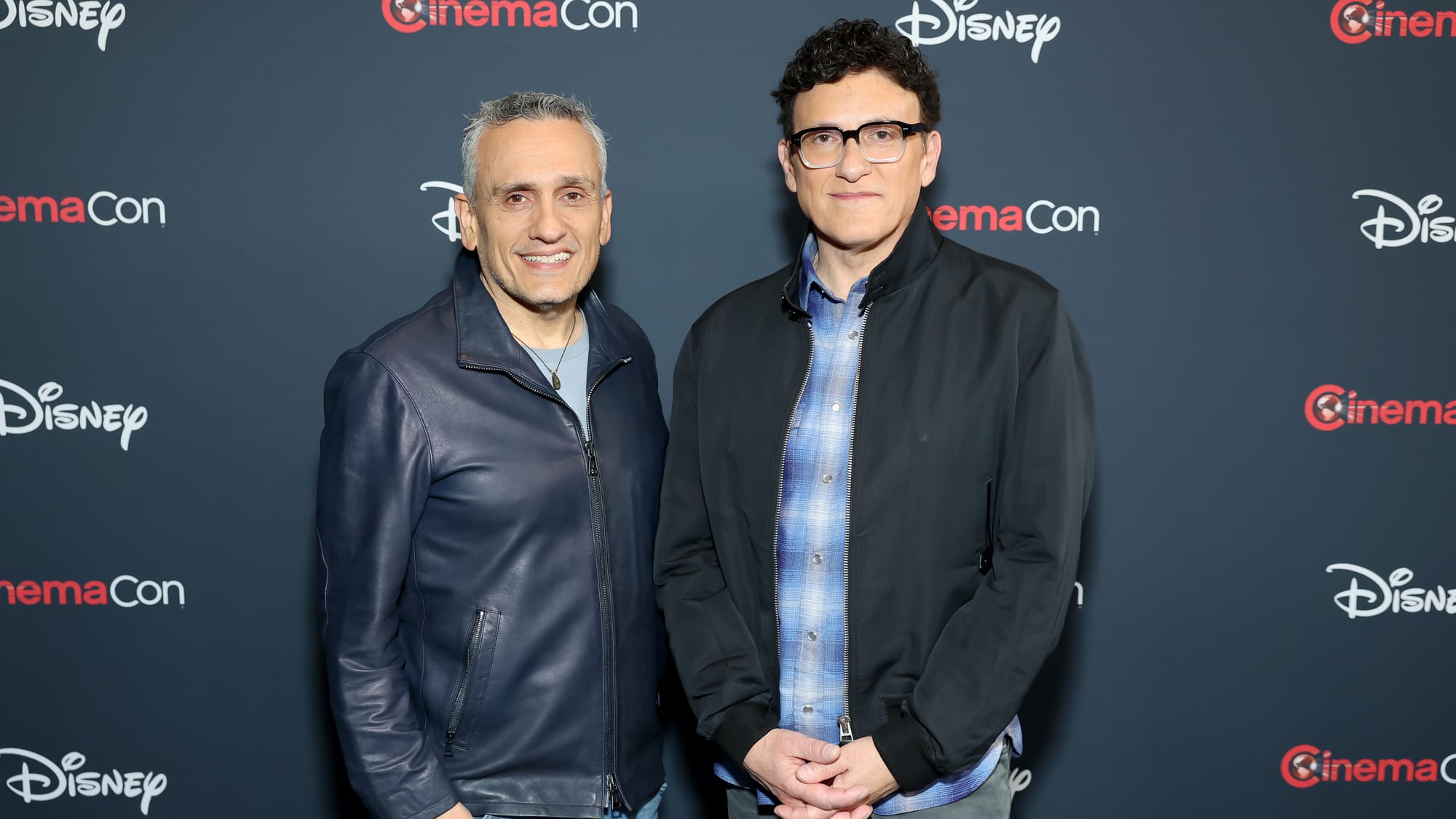 Joe Russo and Anthony Russo at Cinemacon 2026 in April 2026