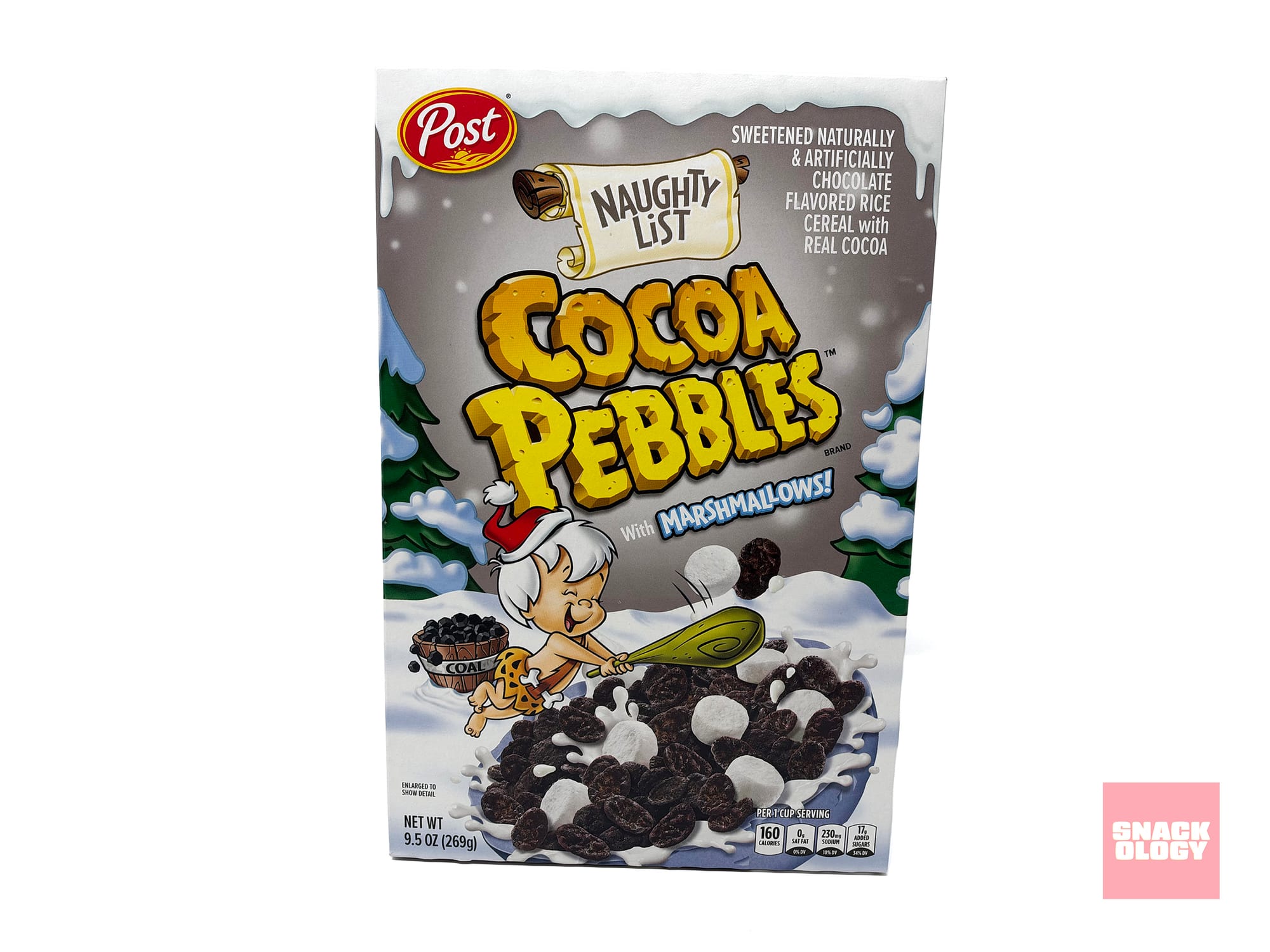 Naughty List Cocoa Pebbles with Marshmallows