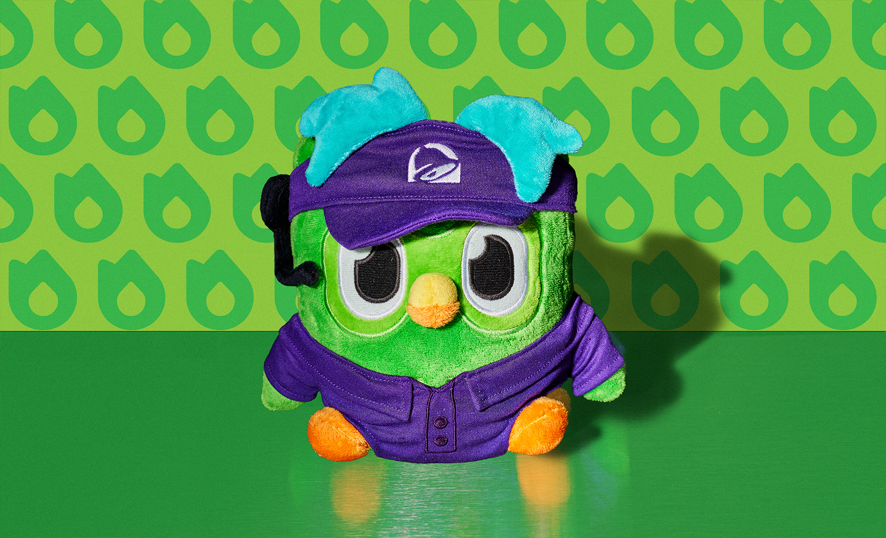 The Taco Bell x Duo plushie
