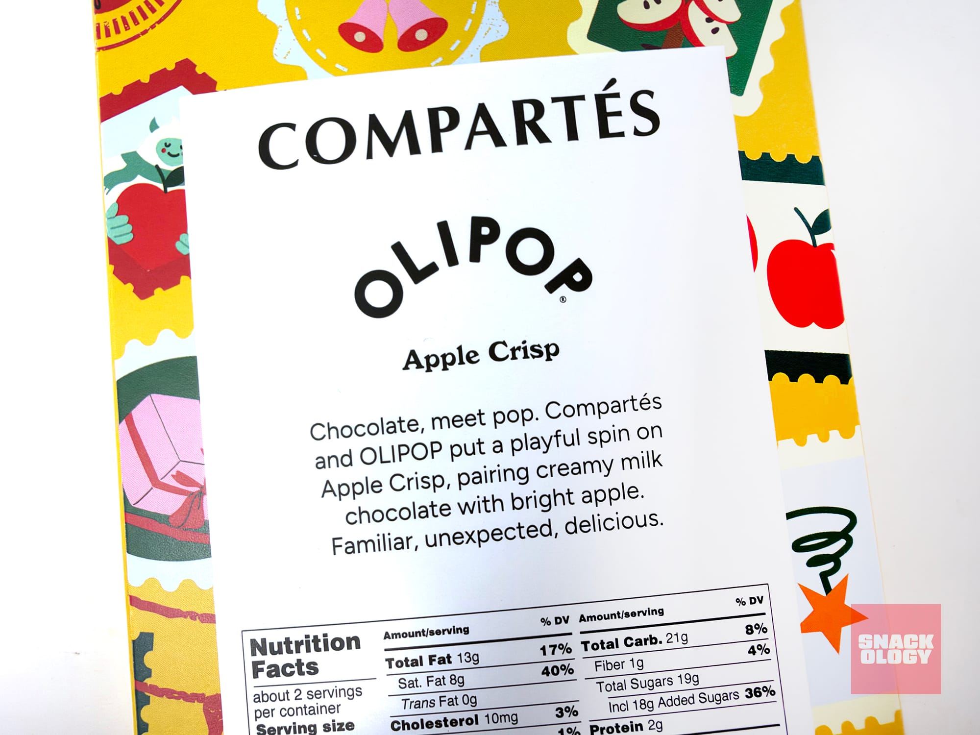 Olipop Crisp Apple Chocolate Bar