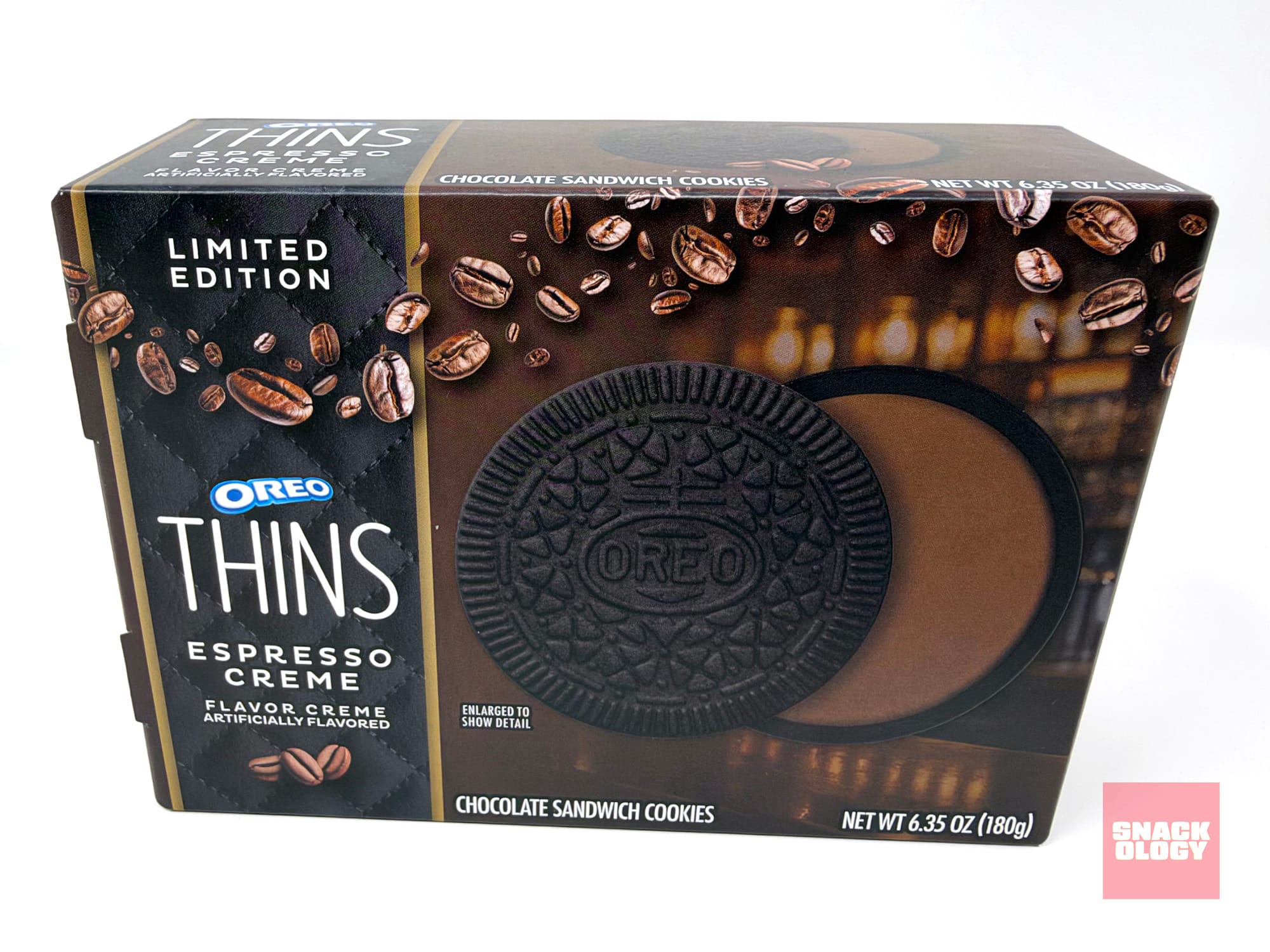 Oreo Thins Espresso Creme Chocolate Sandwich Cookies