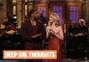 Michael B. Jordan strips, trips and eats spaghetti