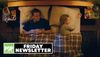 Jason Segel and Samara Weaving in Over Your Dead Body