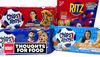 Chips Ahoy! Chewy Chocolatey Churro, Ritz Cracker Soccer Shapes, Chips Ahoy! Crunchy Red, White & Blue Candy Blasts and Chips Ahoy! Chewy Dulce De Leche