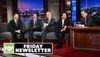 Jimmy Kimmel, Seth Meyers, John Oliver, Jimmy Fallon and Stephen Colbert on The Late Show