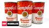 Cans of Campbell’s Gluten Free Banza Chickpea Pasta and Chicken Soup