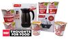 The contents of the Cup Noodles x Dash Dorm Survival Kit