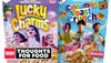 HUNTR/X Peach Mango Lucky Charms and Saja Boys Secret Flavor Cinnamon Toast Crunch