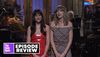 Dakota Johnson and Taylor Swift on SNL