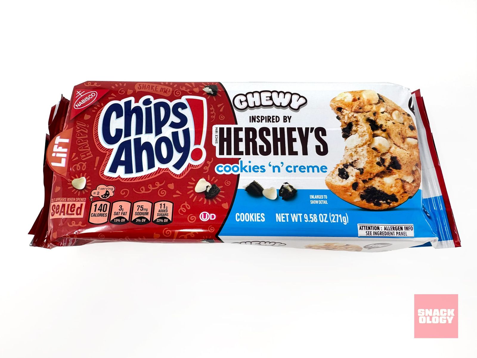 Chips Ahoy! Chewy Hershey's Cookies ’n’ Creme Bar-Inspired Cookies
