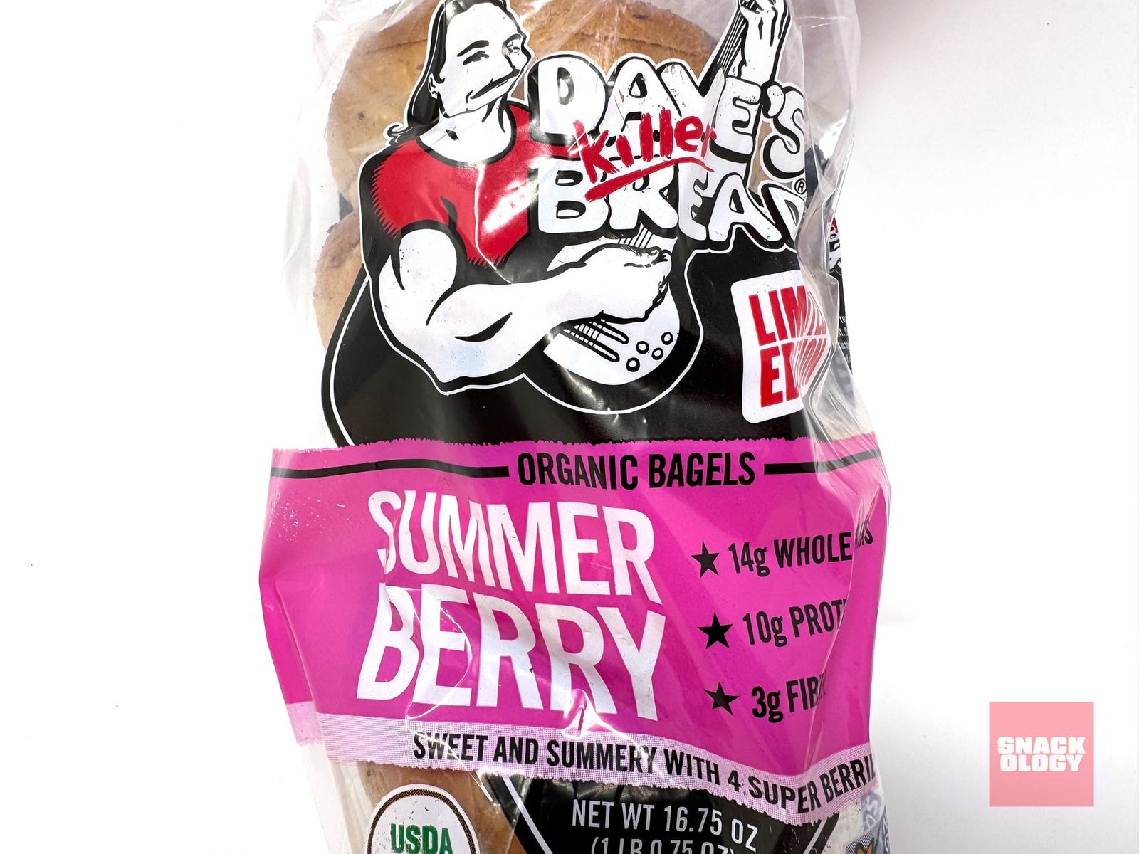 Dave’s Killer Bread Summer Berry Bagels
