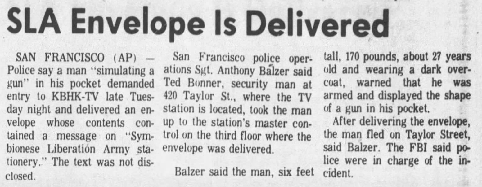 Headline: "SLA Envelope Is Delivered"