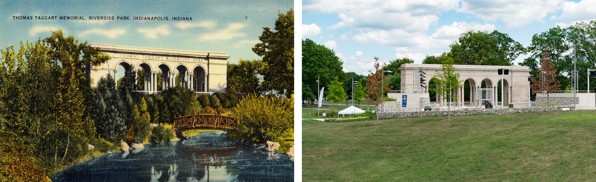Thomas Taggart Memorial, Riverside Park, Indianapolis