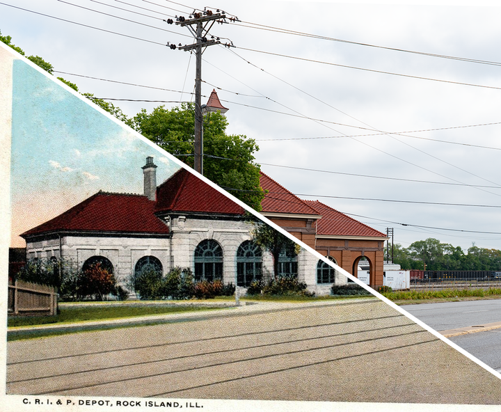 CRI&P Railroad Depot, Rock Island, Illinois